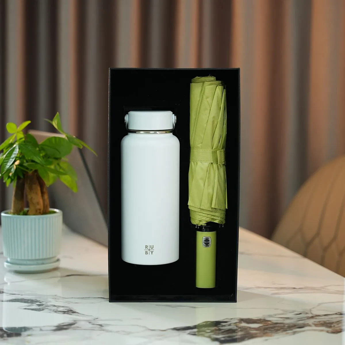 Giftset qua tang doanh nghiep – combo o du va binh giu nhiet 1 Giftset qua tang doanh nghiep – combo o du va binh giu nhiet 1
